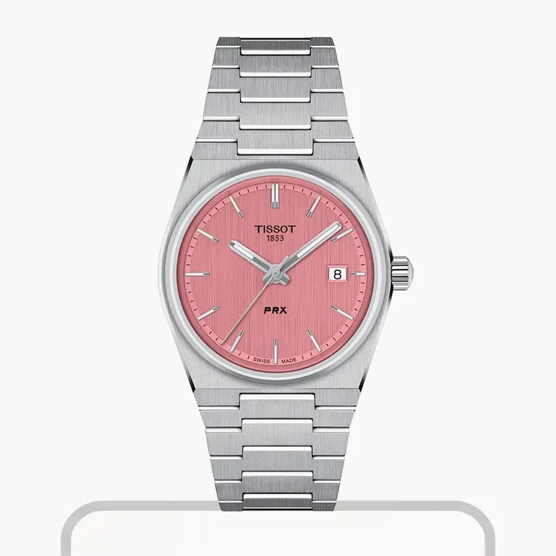 Tissot Ladies PRX 35mm Pink Dial Watch- T137.210.11.331.00